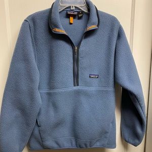 Women’s The North Face blue 3/4 zip fleece jacket